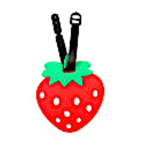 STRAWBERRY LUGGAGE TAG NWT - Picture 6 of 7